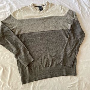 GAP Crewneck Sweater, Gray, Sz Medium